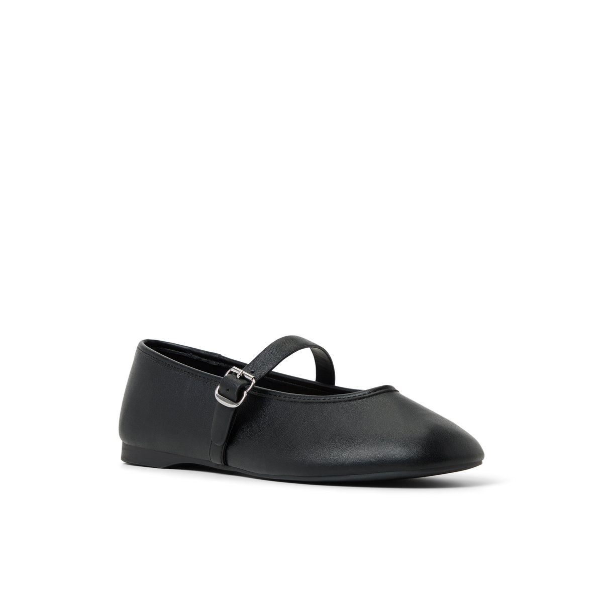 Elyiaa Black Synthetic Smooth Women's Ballerinas