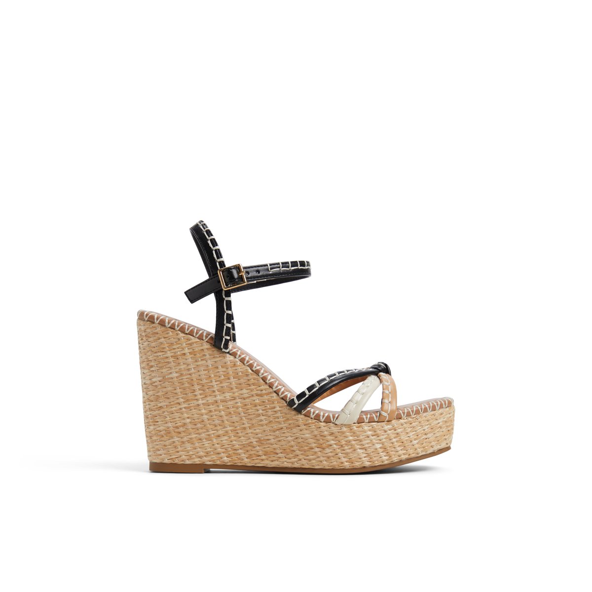 Kaelyn Black Multi Women's Wedges