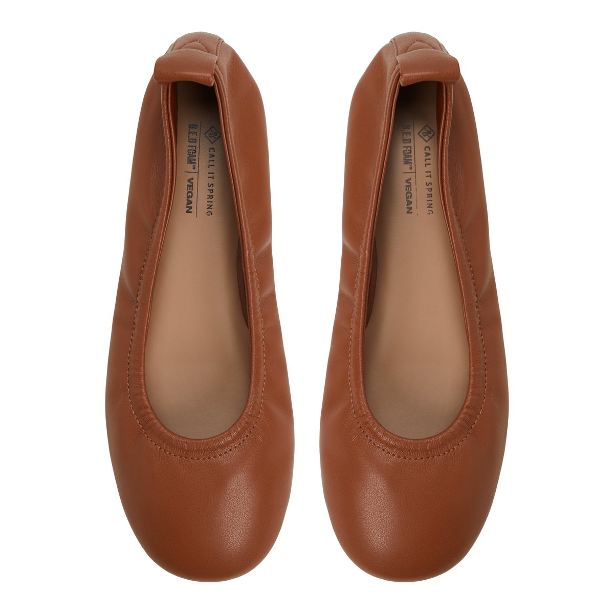 Daena Cognac Women's Ballerinas