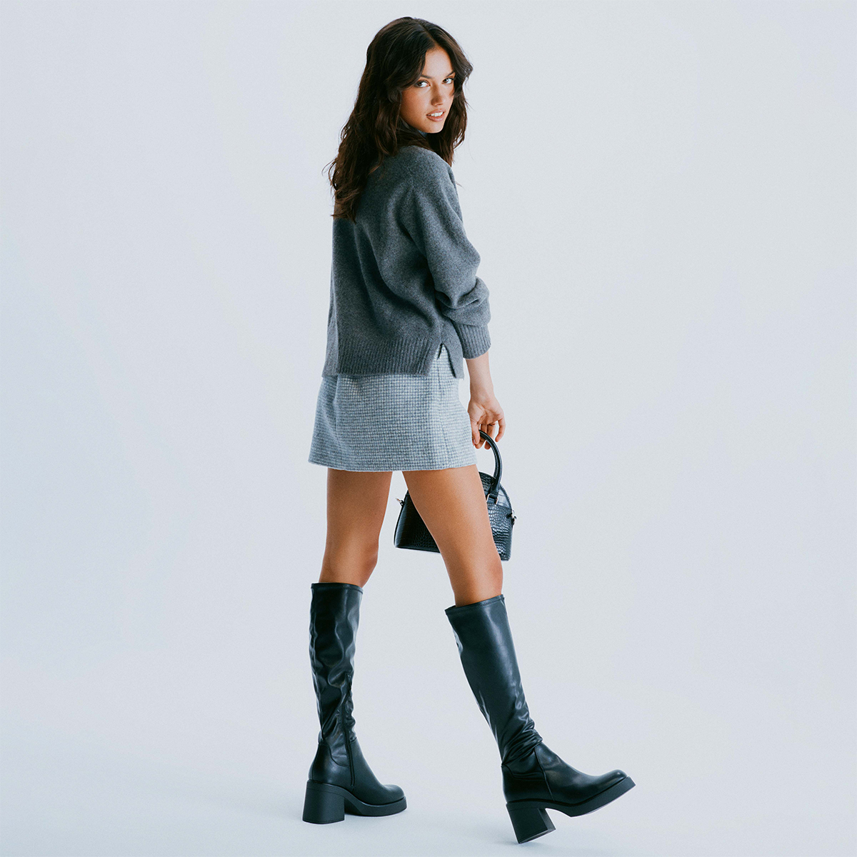 Britnay Black Women's Knee-high Boots