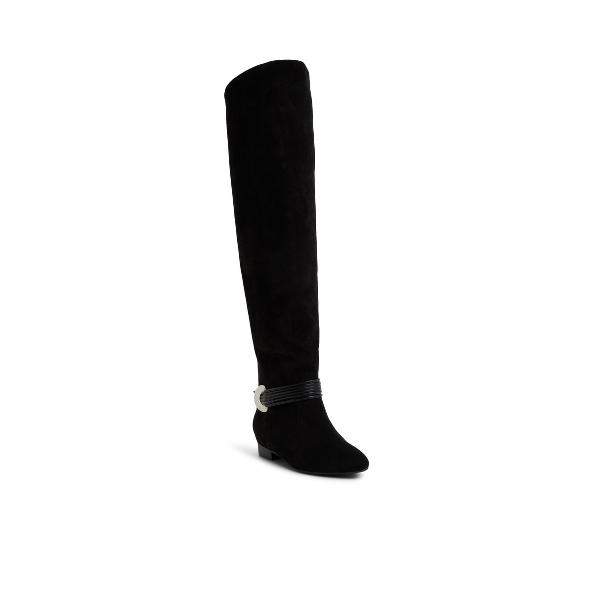 Klarissa Open Black Women's Over-the-knee Boots