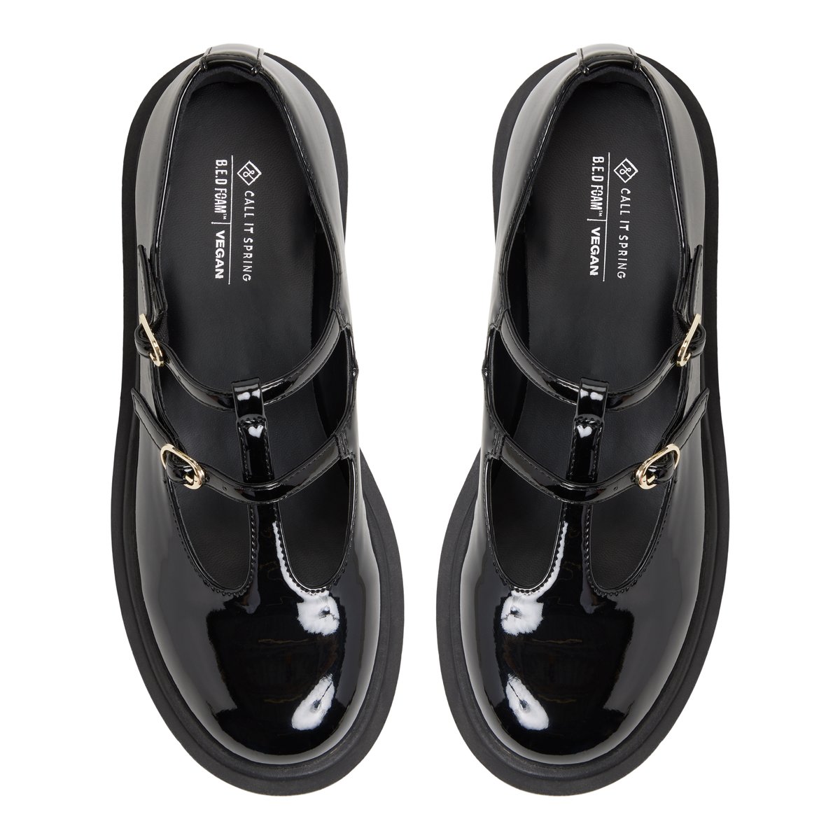 Windsorr Black Women's Oxfords