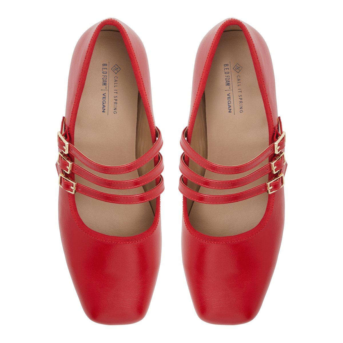Kamelie Red Women's Ballerinas