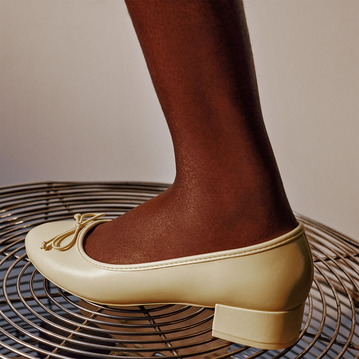 Poiise Light Yellow Women's Kitten heels