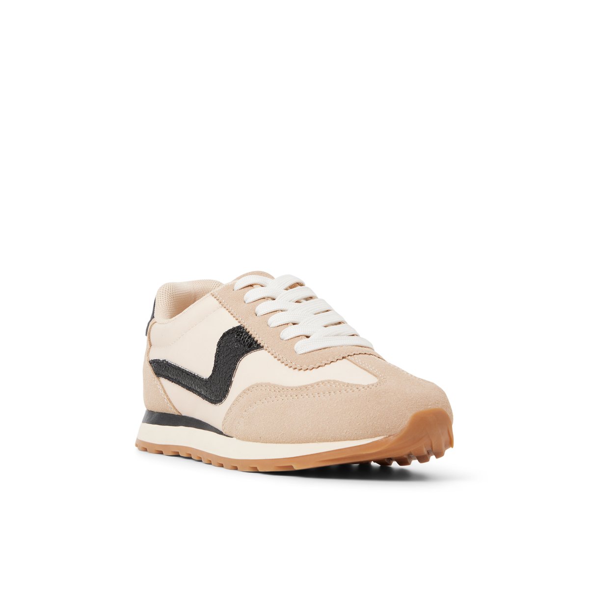 Corrie Dark Beige Women's White Sneakers