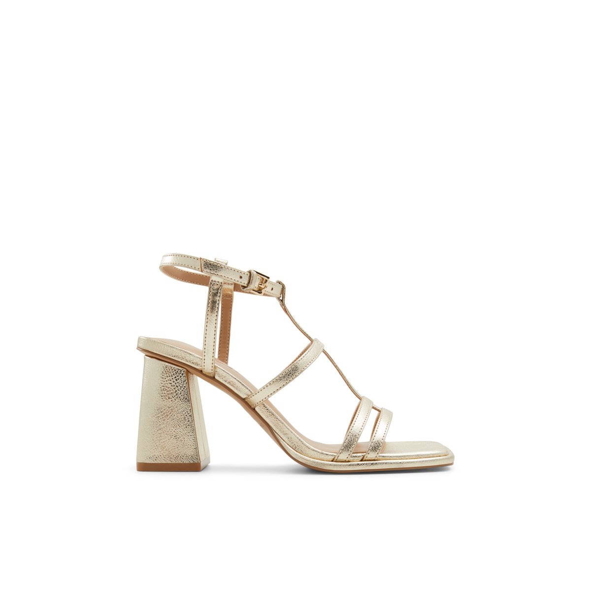 Aurellia Gold Women's Lace up sandals