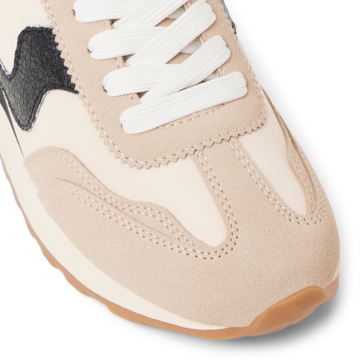 Corrie Dark Beige Women's White Sneakers