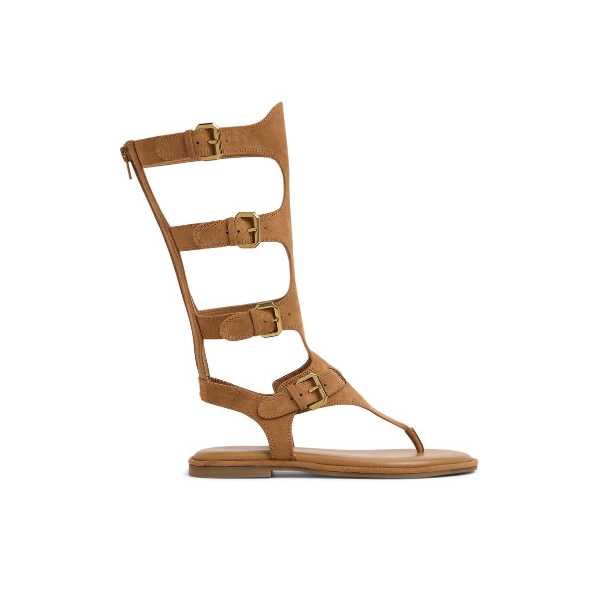 Mevia Dark Beige Women's Flats