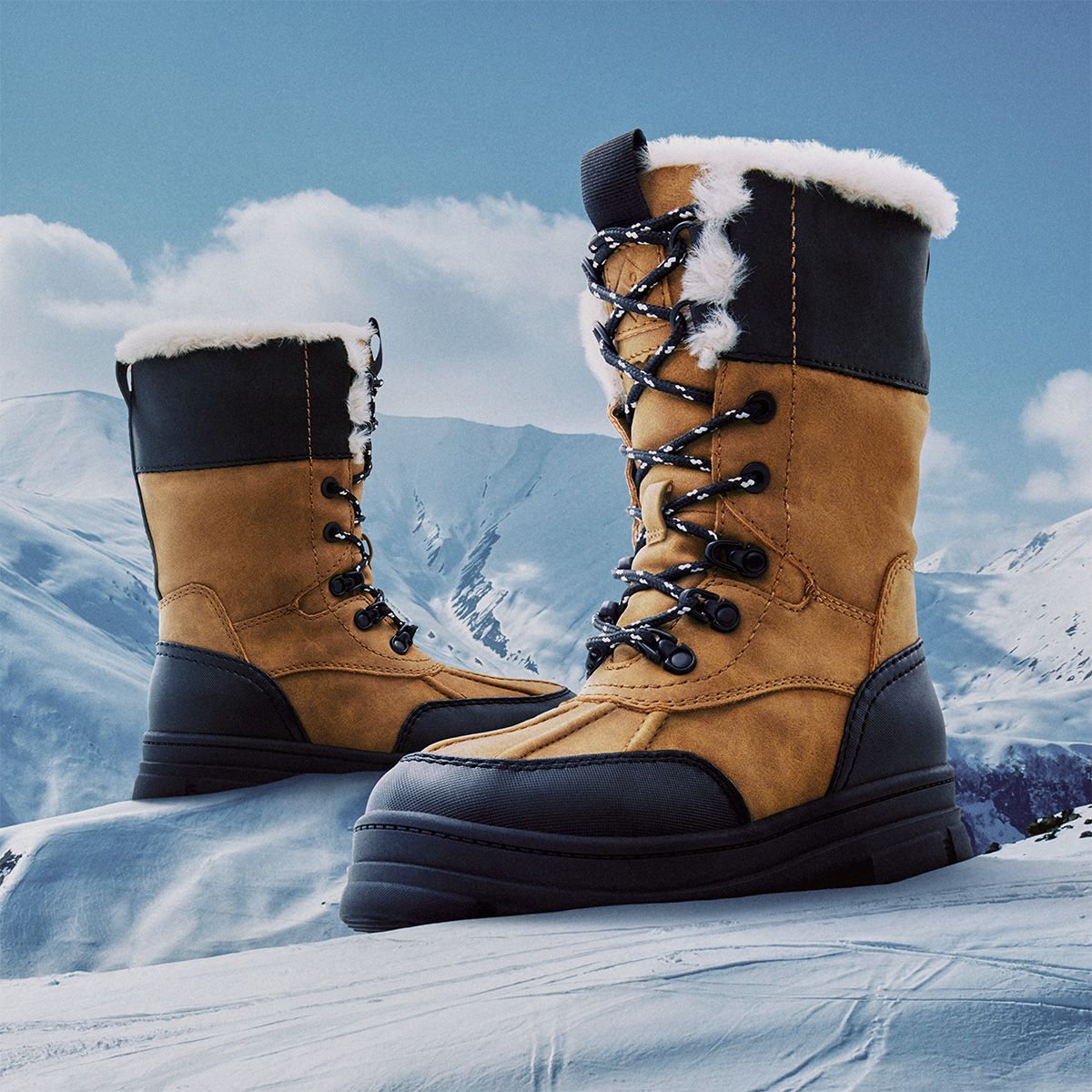 Snowglow Brown Women's Insulated Boots