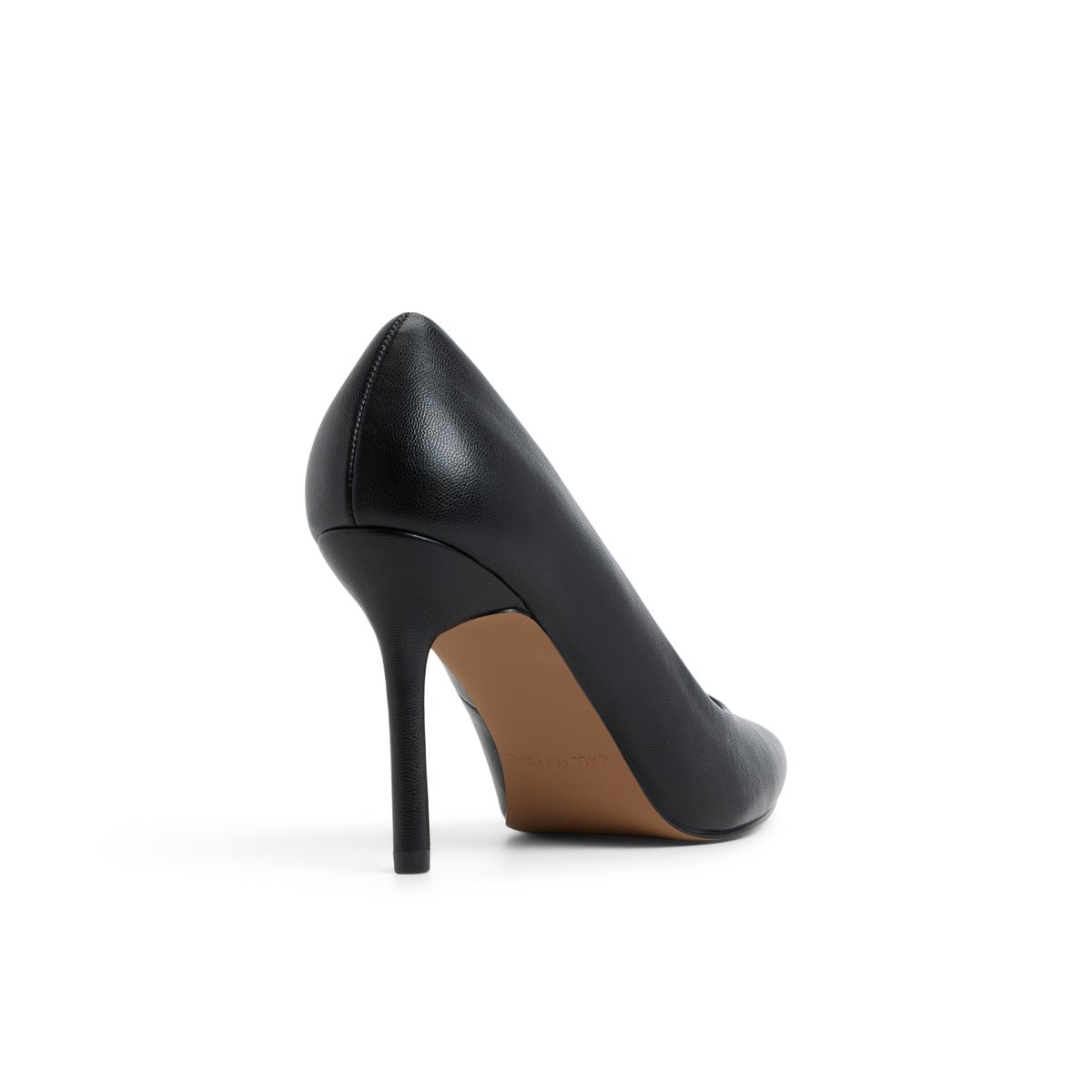 Leeona Black Synthetic Smooth Women's Pumps