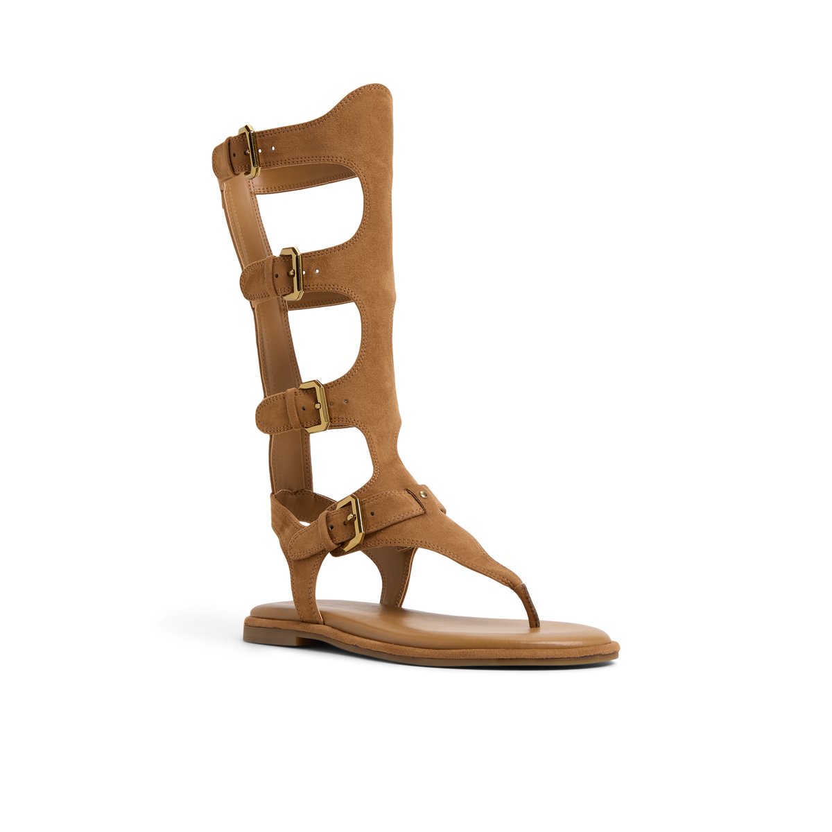 Mevia Dark Beige Women's Flats