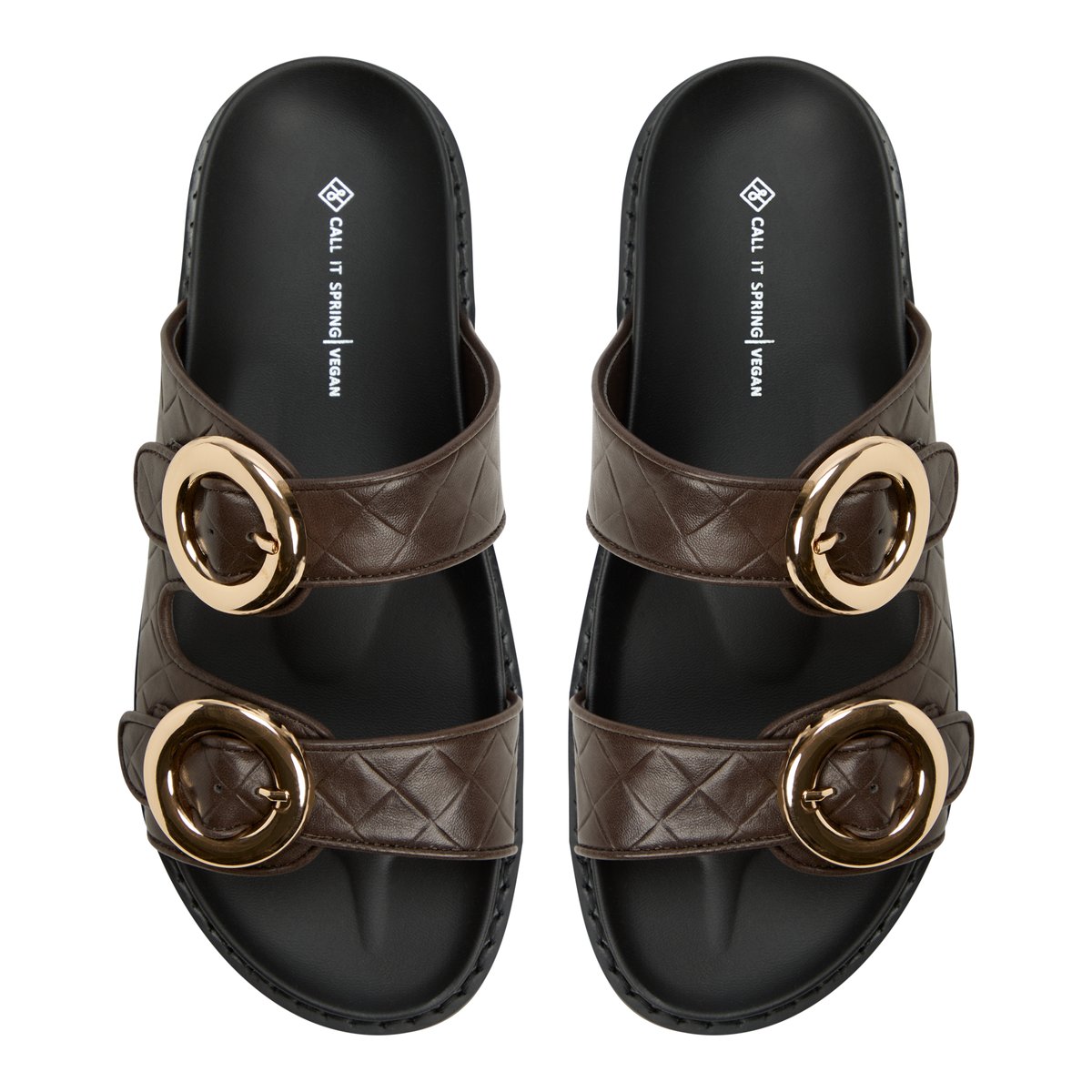 Taliah Dark Brown Women's Slides