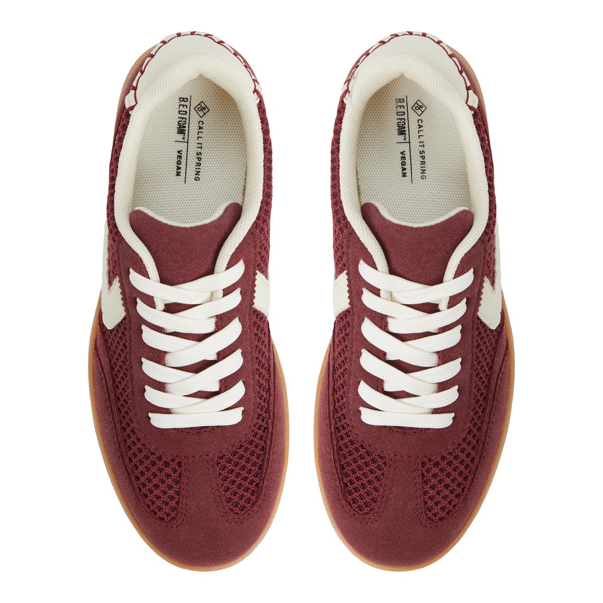 Troye Bordo Women's Retro Sneakers