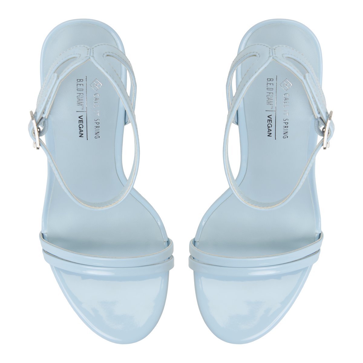 Azuucar Light Blue Women's Open-toe