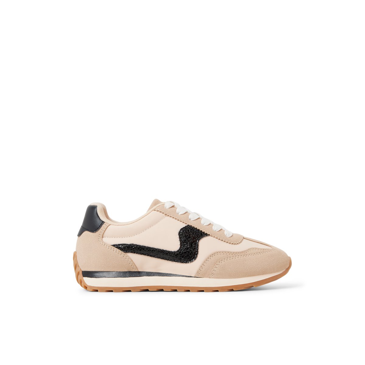 Corrie Dark Beige Women's White Sneakers