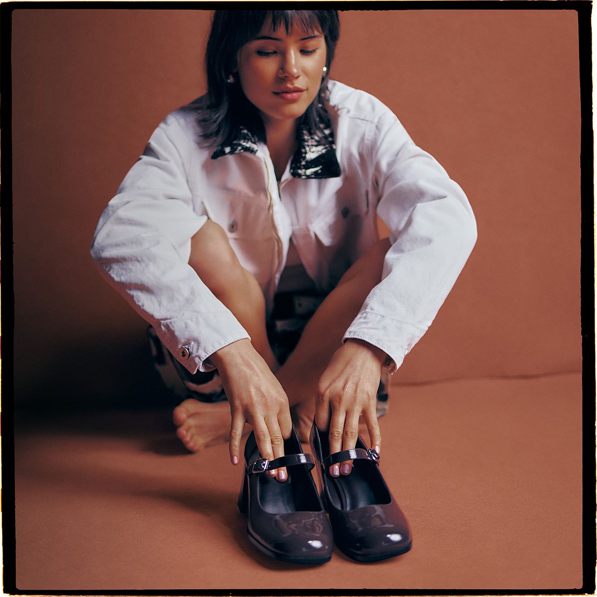 Addele Dark Brown Women's Block Heels