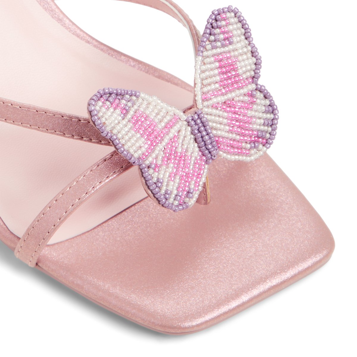 Mariposaa Light Pink Women's Embellished Shoes Bags