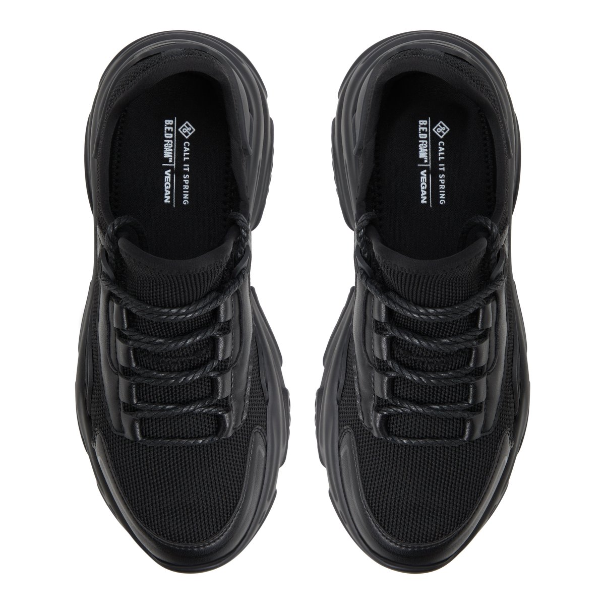 Elyza Black Women's Athleisure Shoes