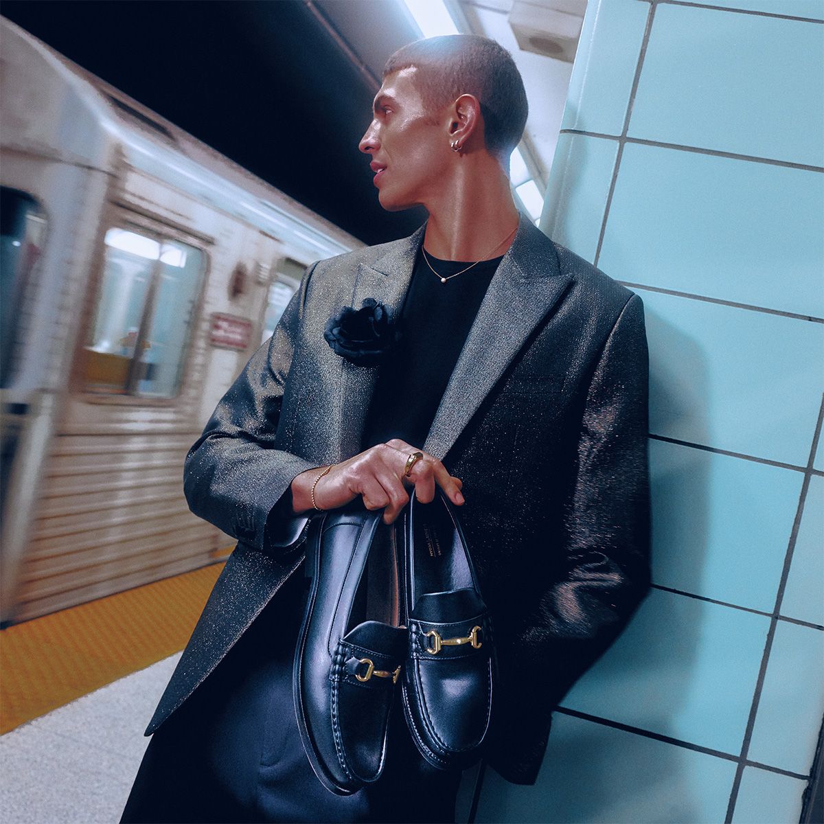 Dulce Black Men's Loafers