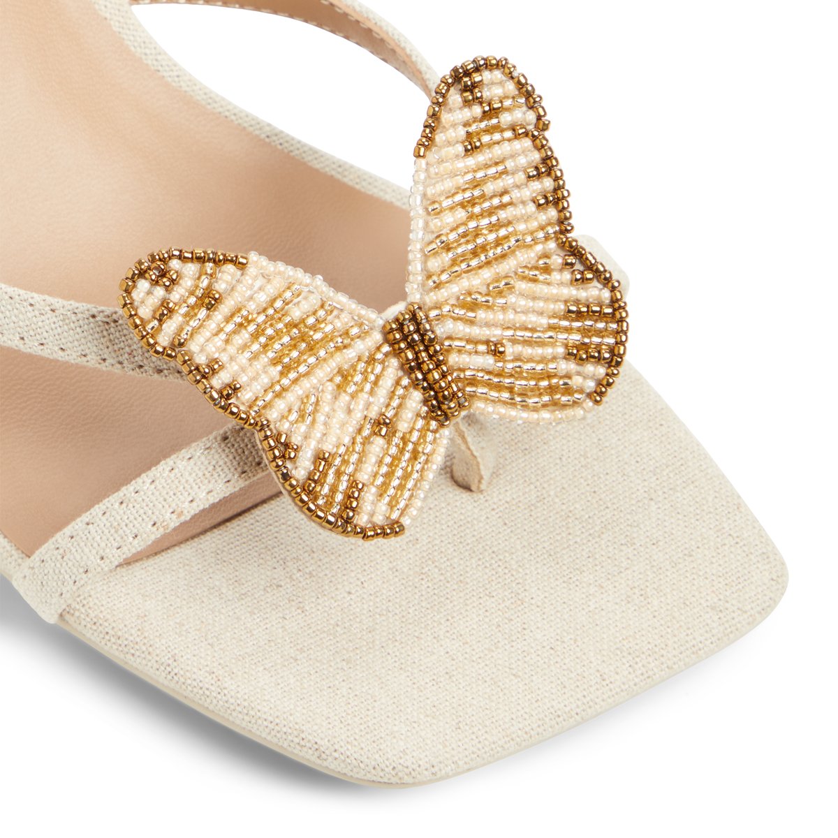 Mariposaa Natural Women's Embellished Shoes Bags