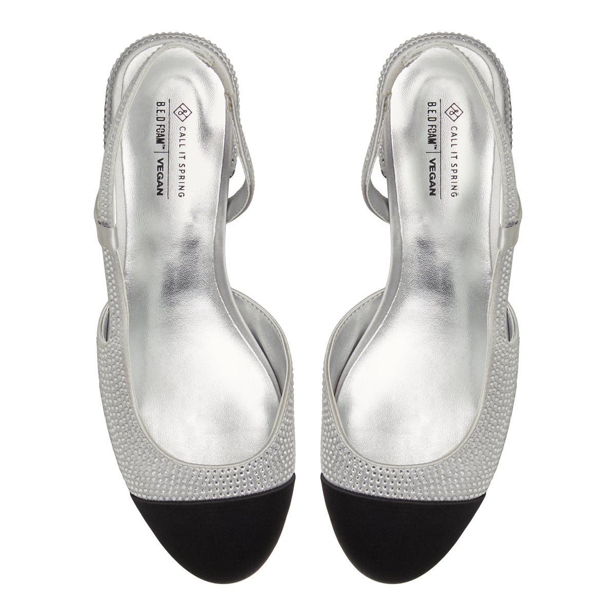 Sofiia Silver Women's Slingbacks