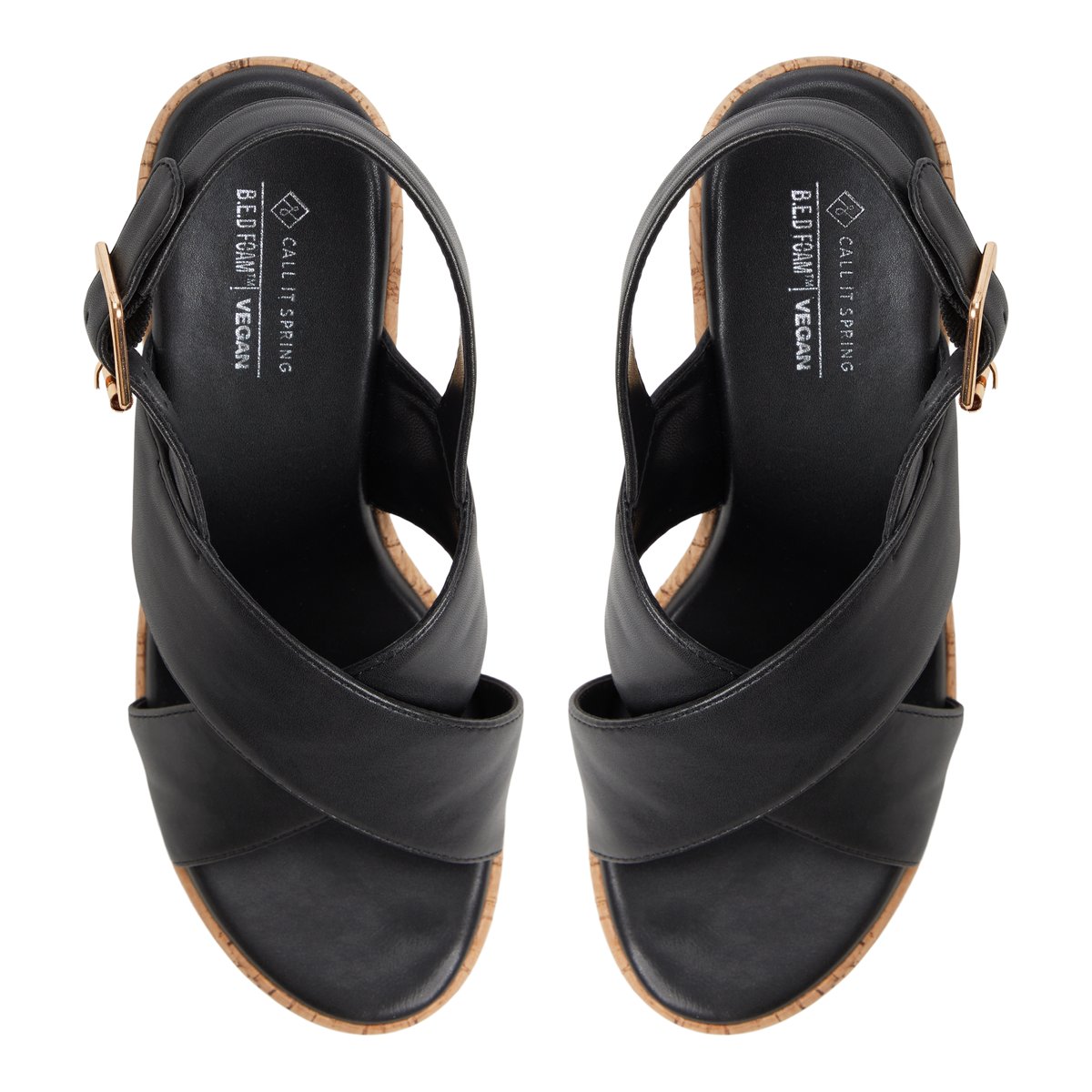 Vidaa Black Women's Wedges