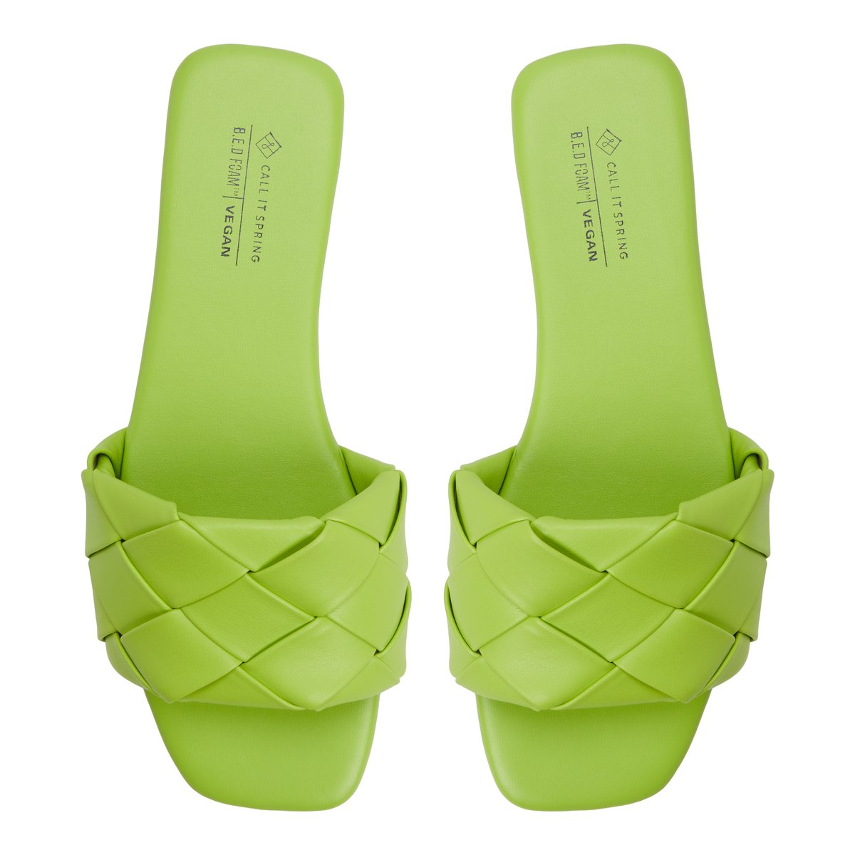 Kalia Light Green Women's Slides