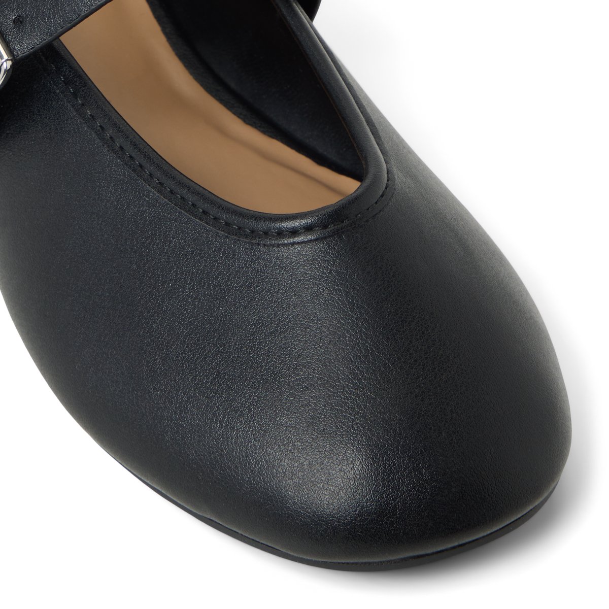 Elyiaa Black Synthetic Smooth Women's Ballerinas