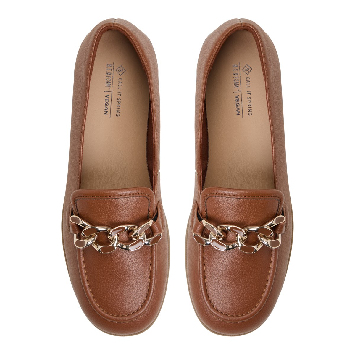 Derayne Light Brown Women's Loafers