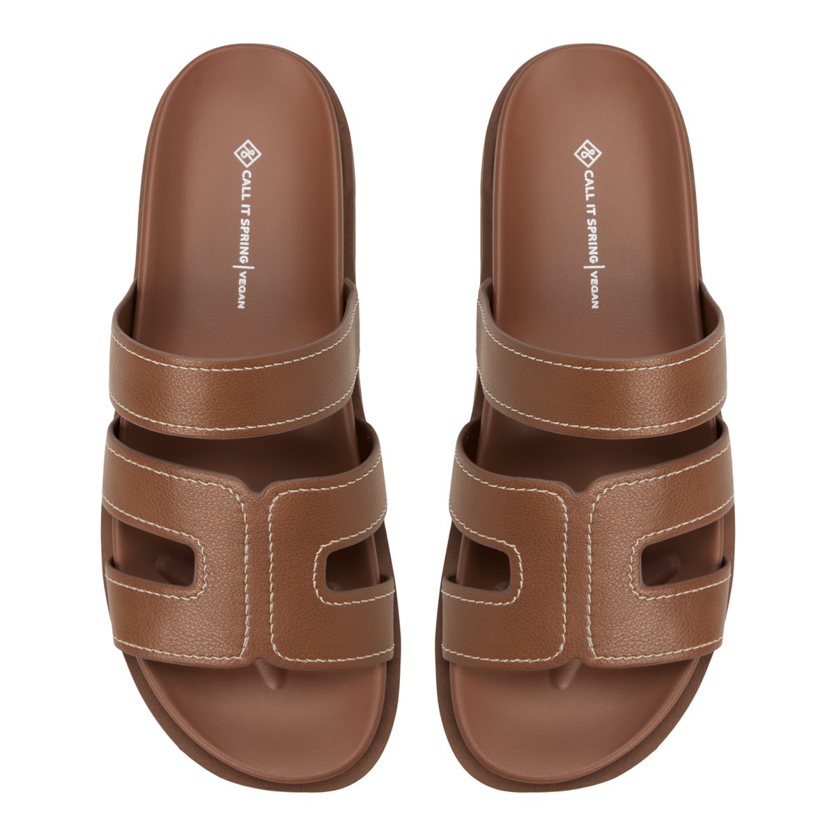 Casablancaaa Cognac Women's Slides
