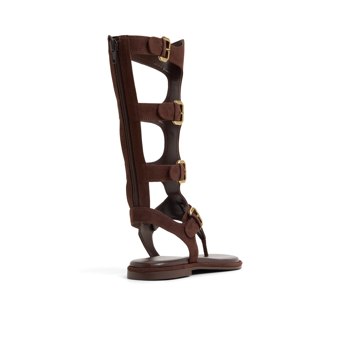 Mevia Dark Brown Women's Flats