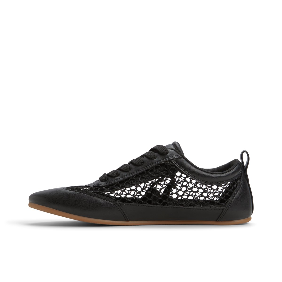 Quincie Open Black Women's Lace Up Sneakers