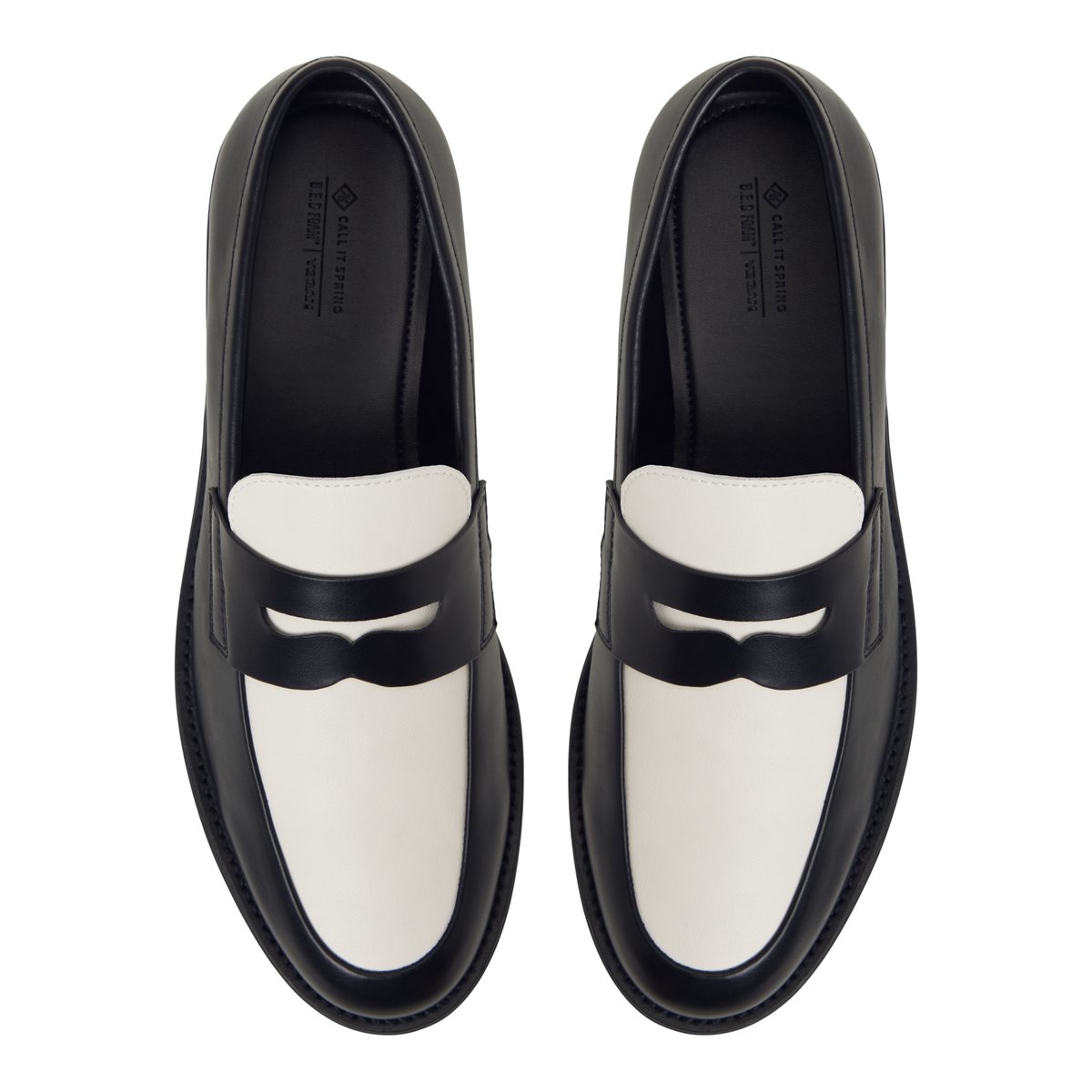 Pollard Black/White Men's Dress Shoes