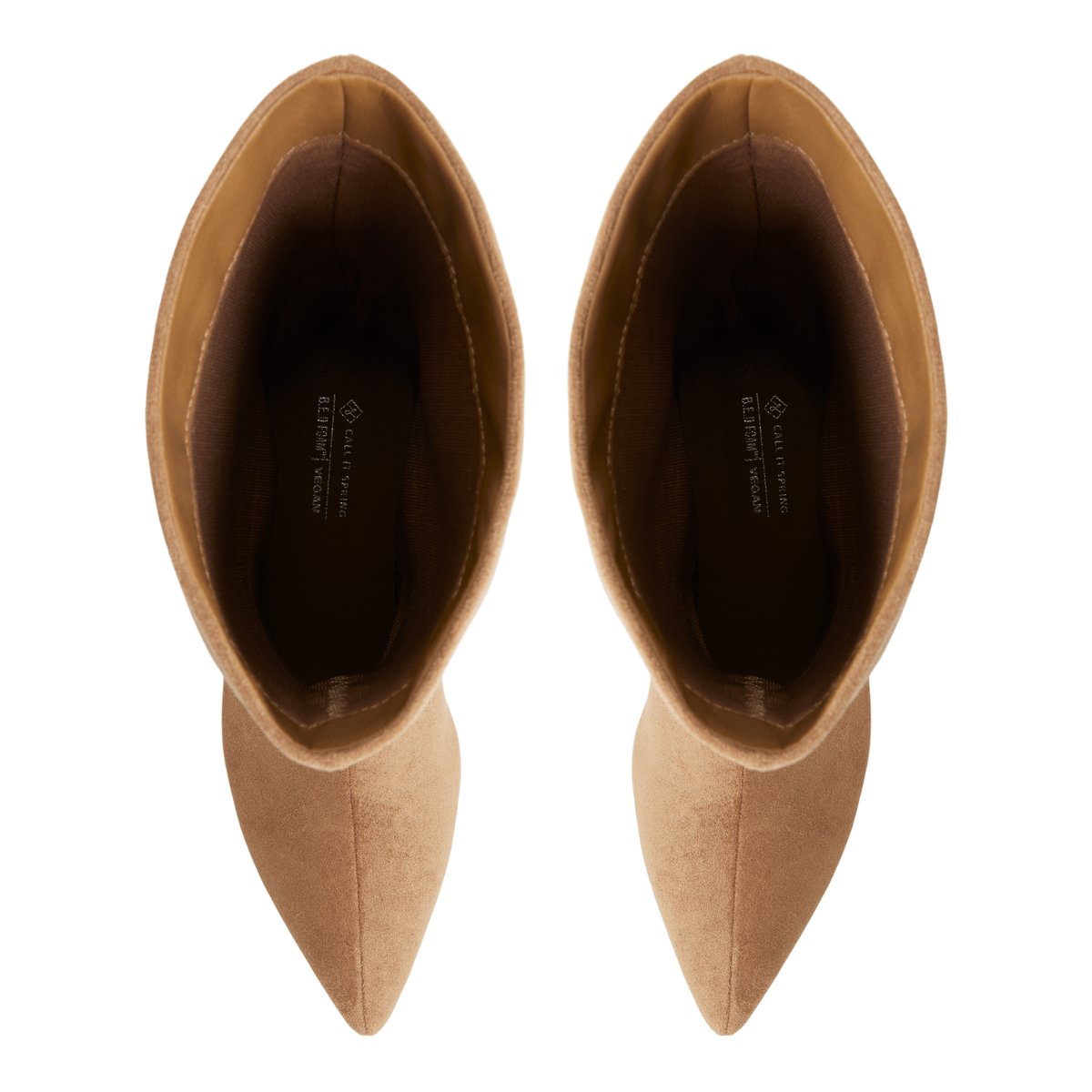 Fraankie Taupe Women's Mid-calf Boots