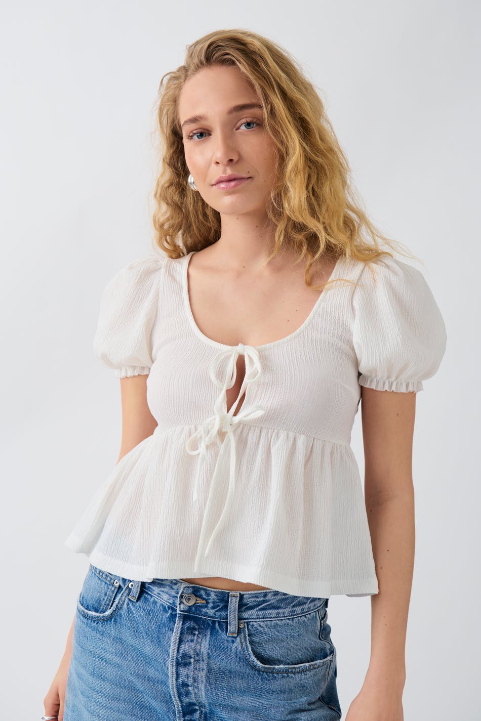Tie Front Top