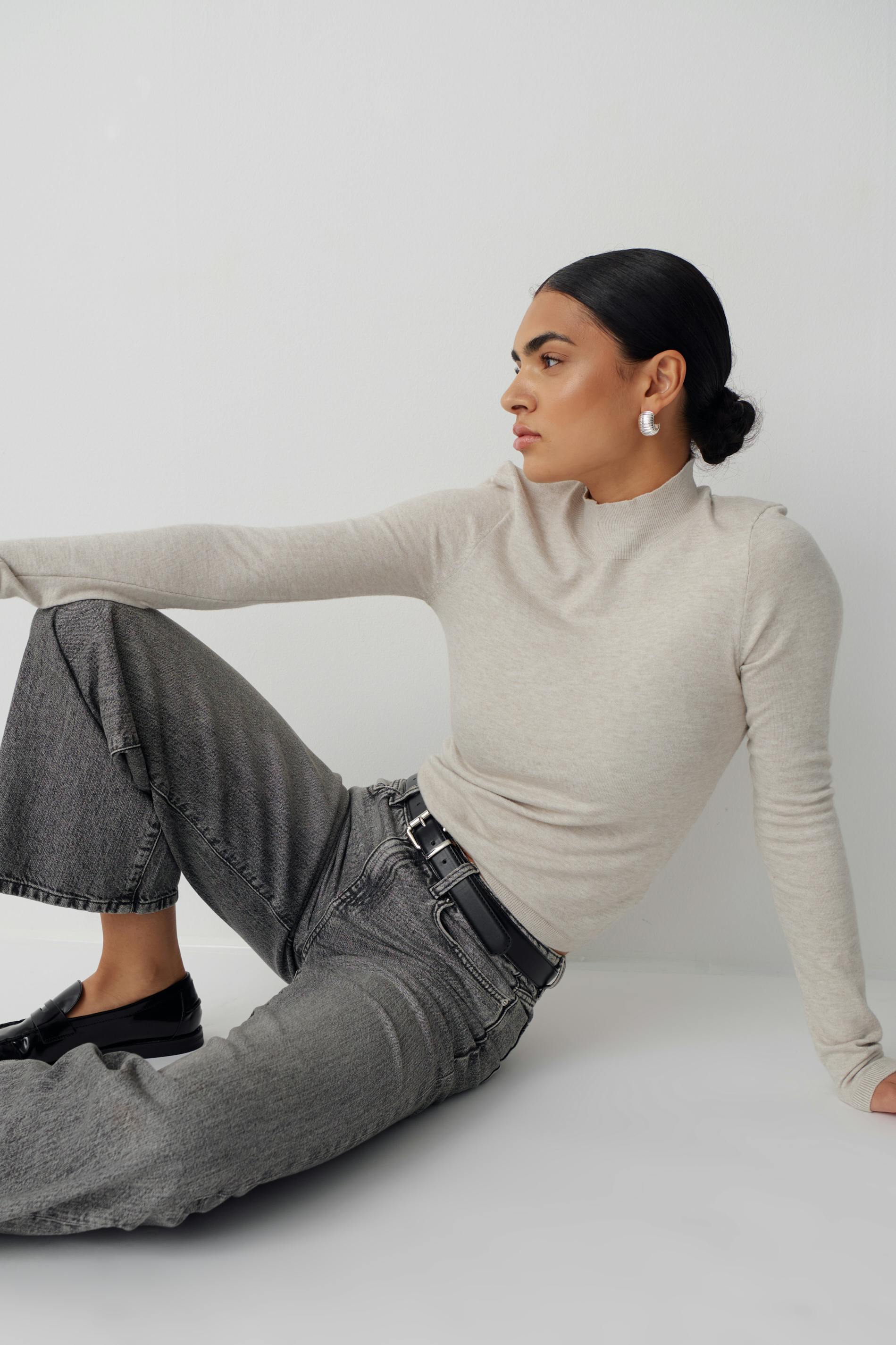 Knitted Long Sleeve Top