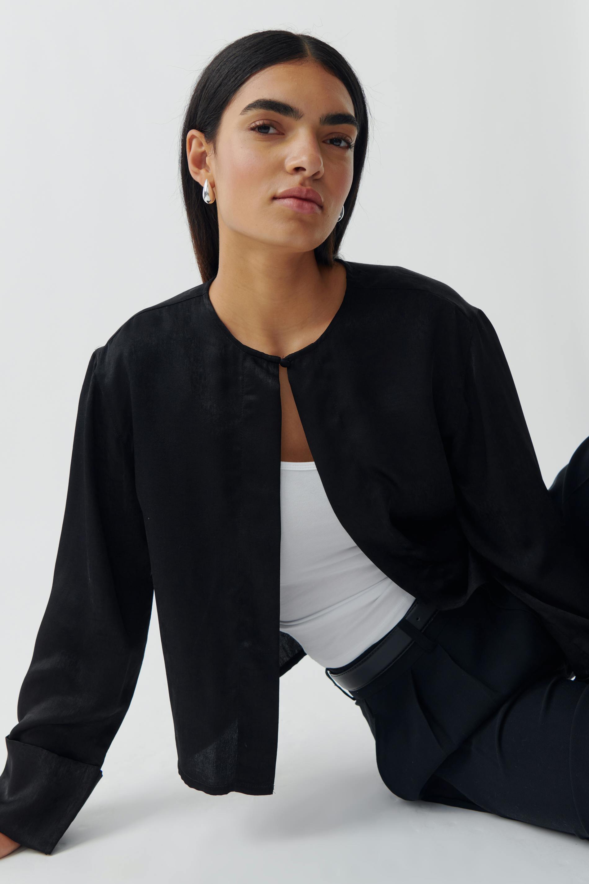 One Button Blouse