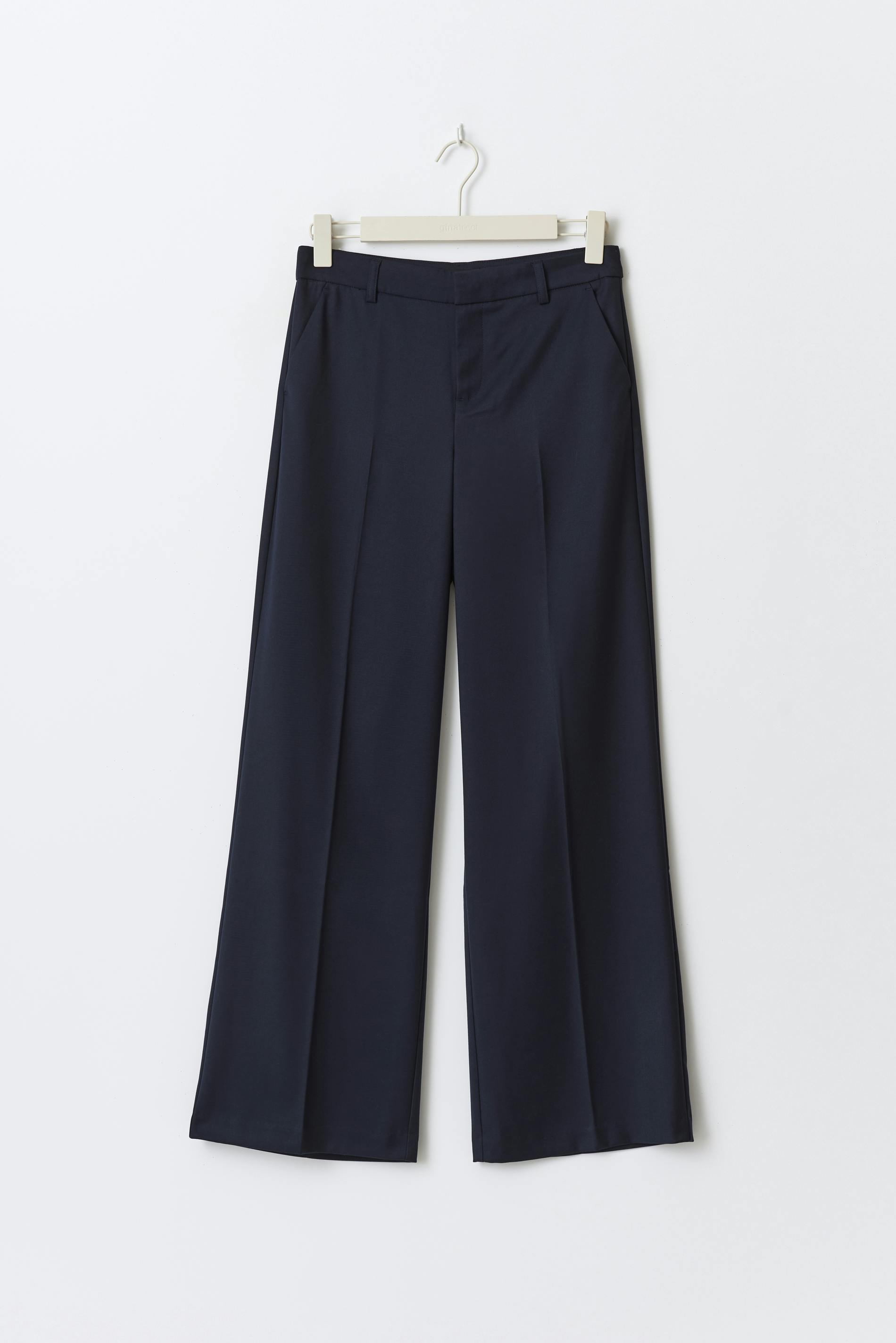 Wide Leg Suit Trousers