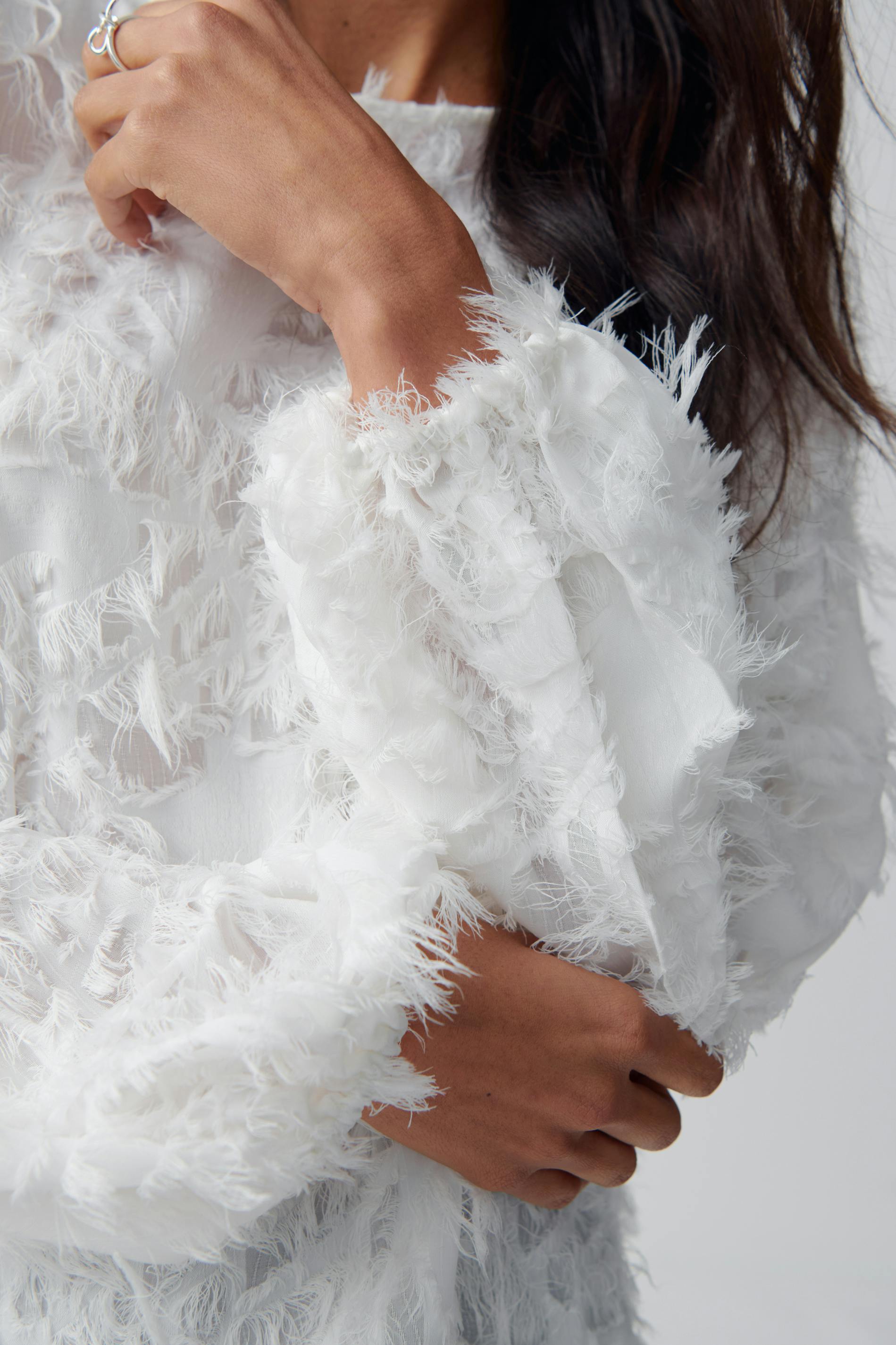 Structured Open Back Top