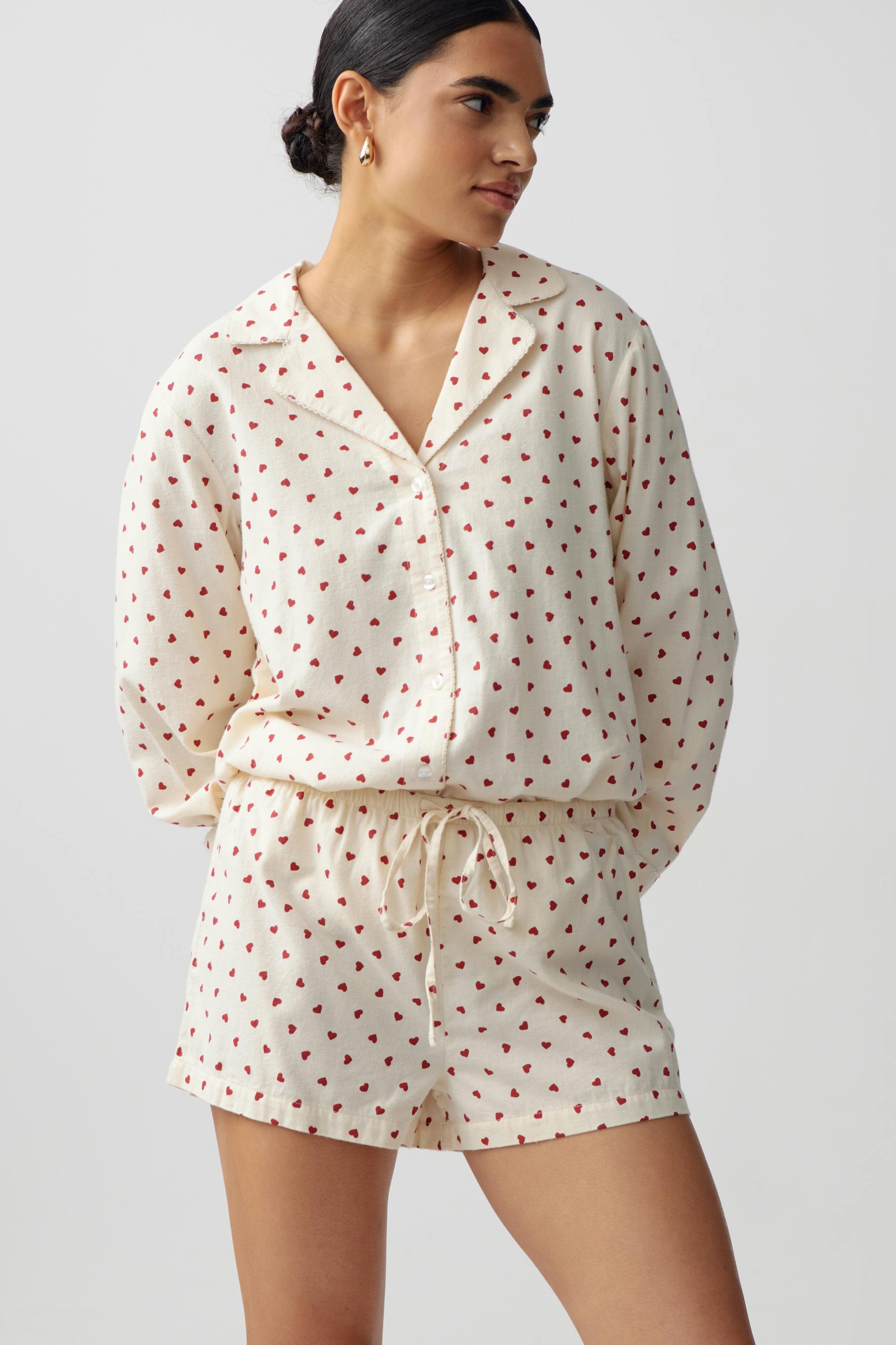 Flannel Pyjamas Shorts