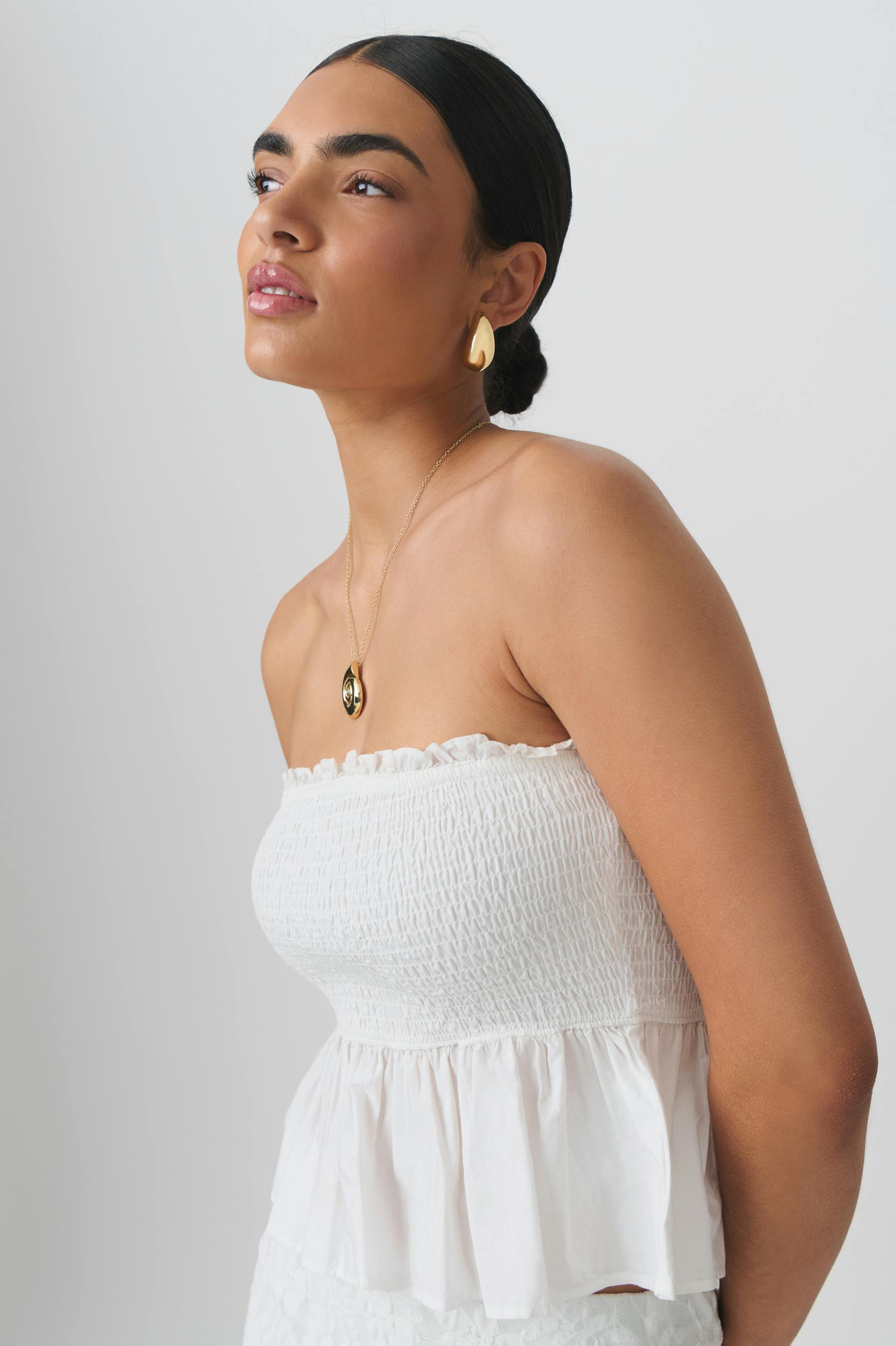 Smock Tube Top