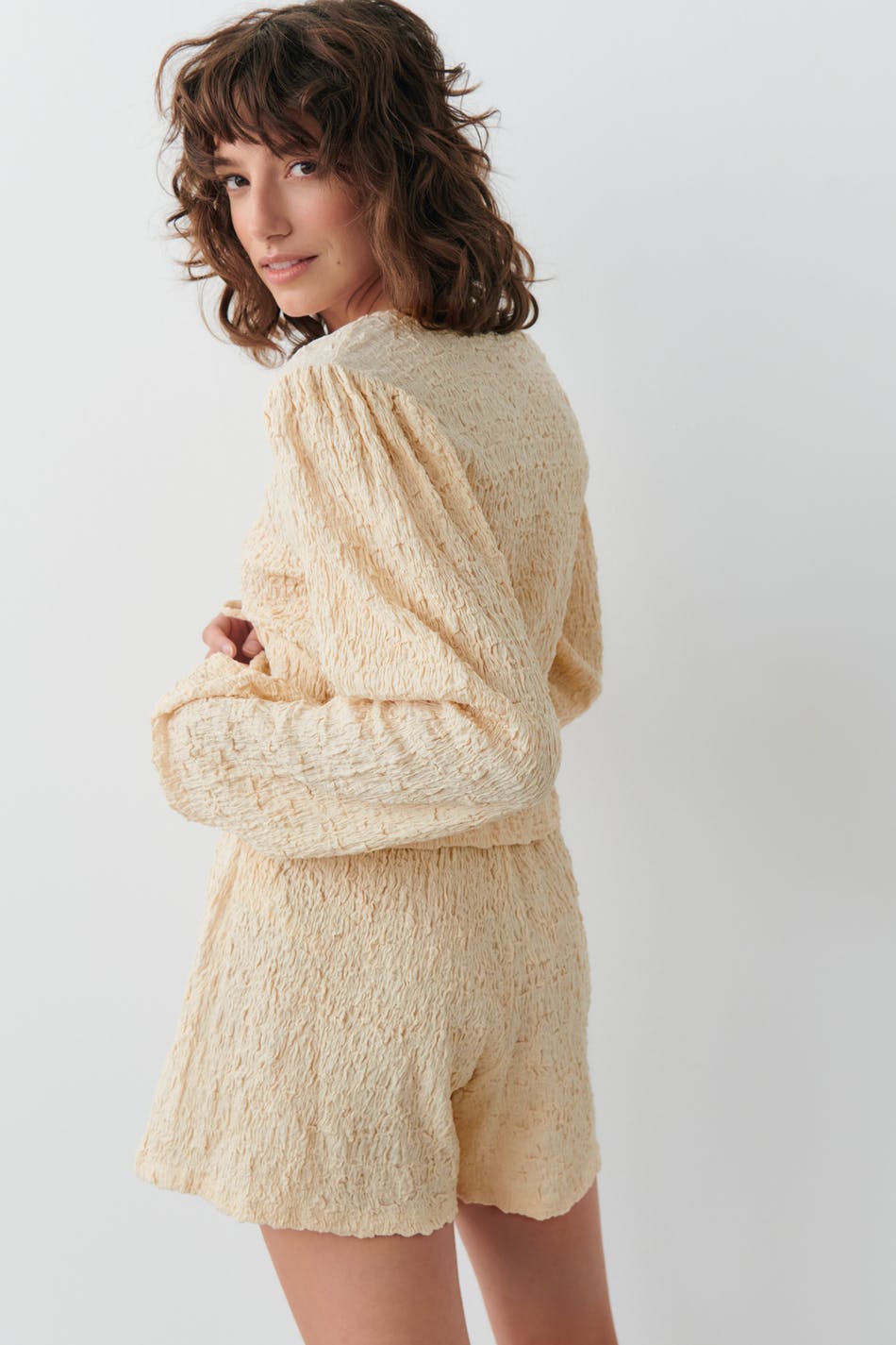 Structured Jersey Shorts