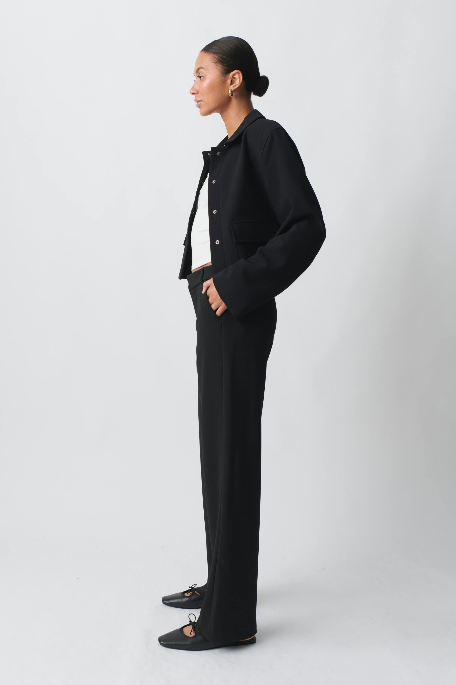 Straight Regular Trousers