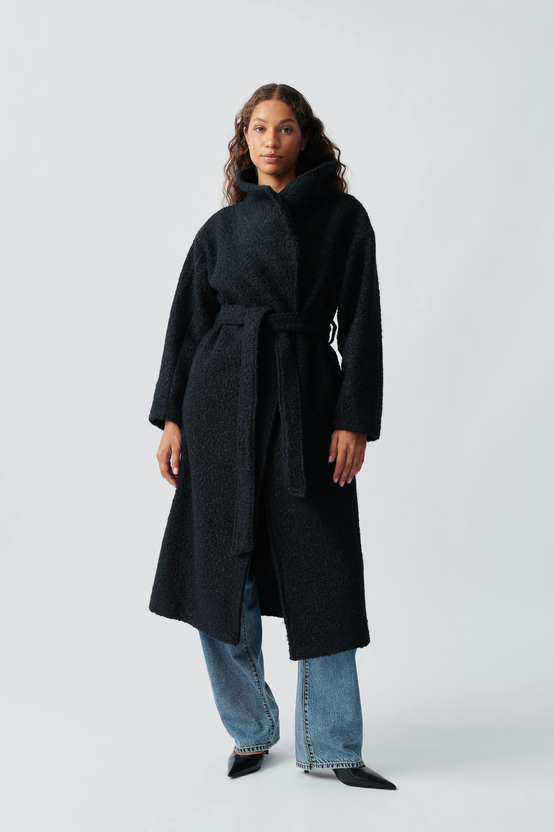 Soft Belted Long Coat