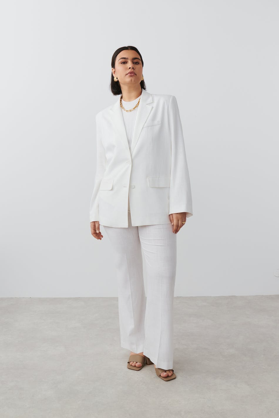 Linen Blend Blazer