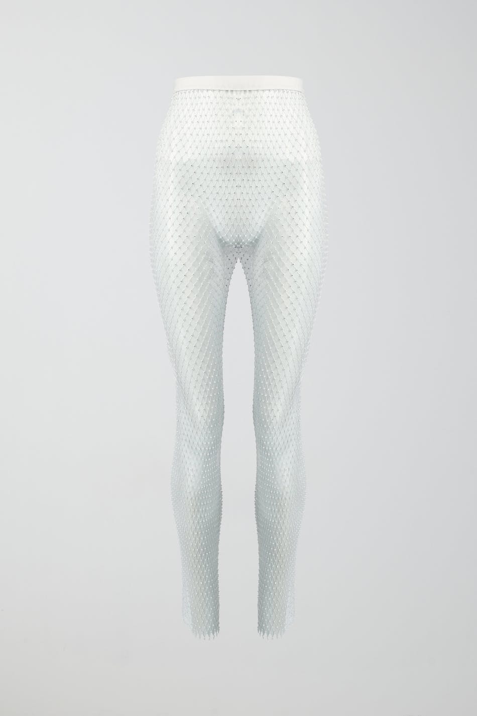 Rhinestone Net Leggings