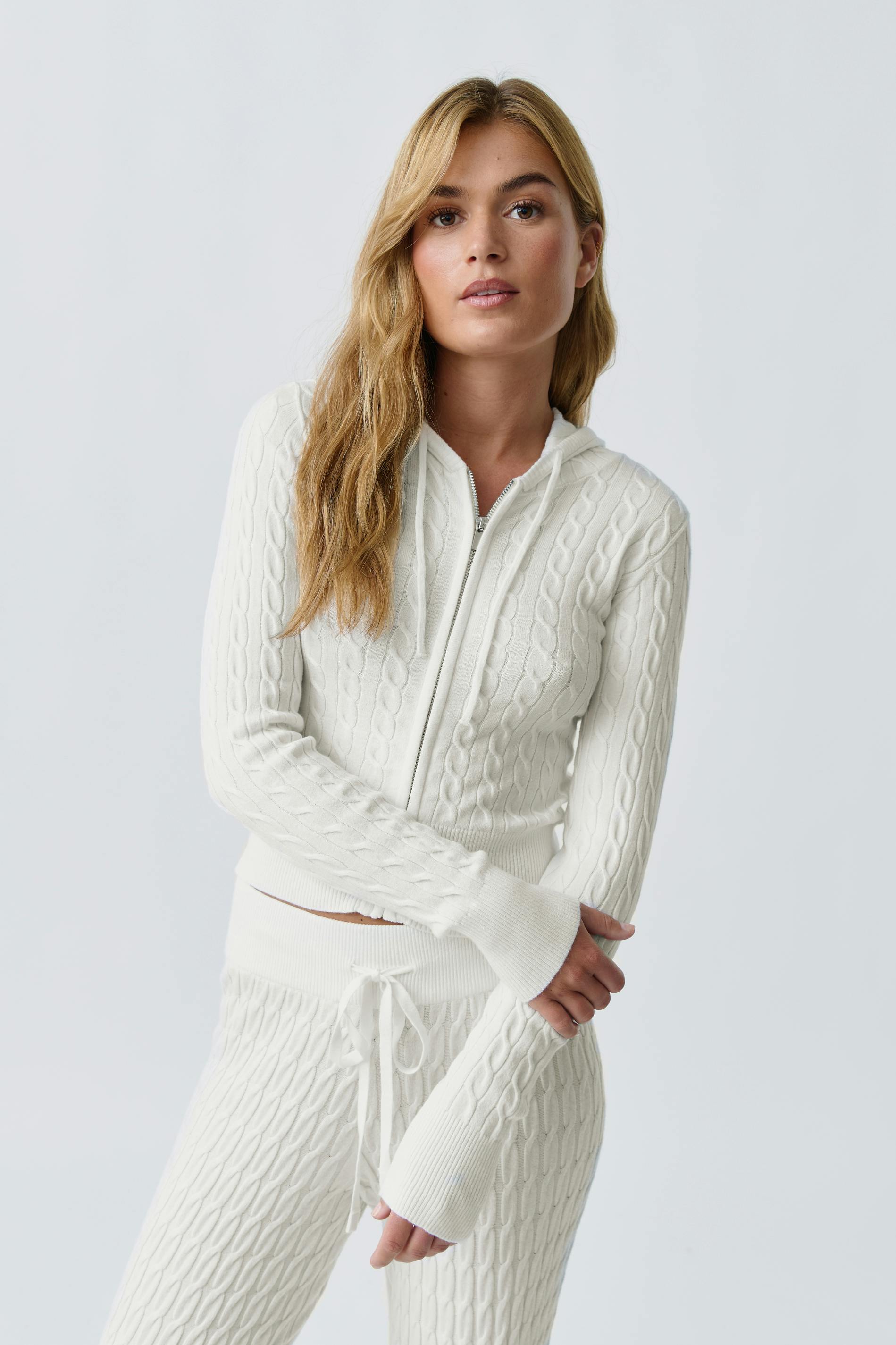 Cable Knitted Jacket