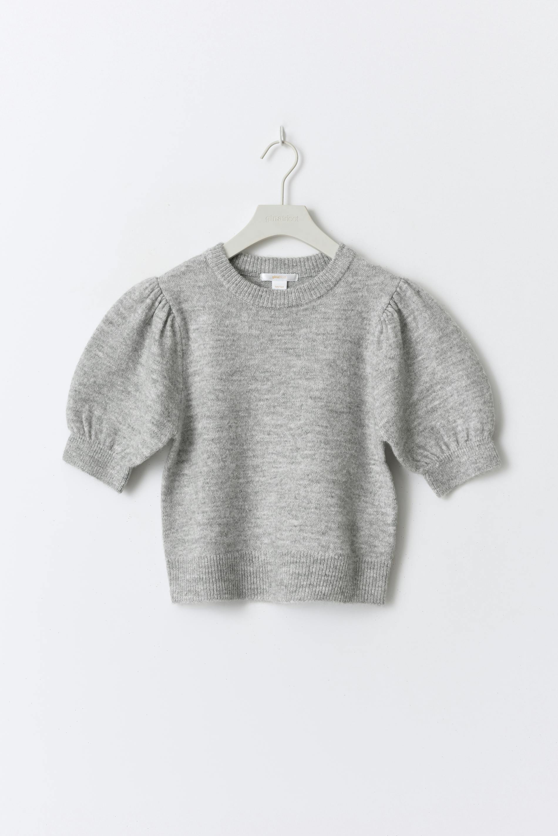 Y Kn Cropped Sleeve Top