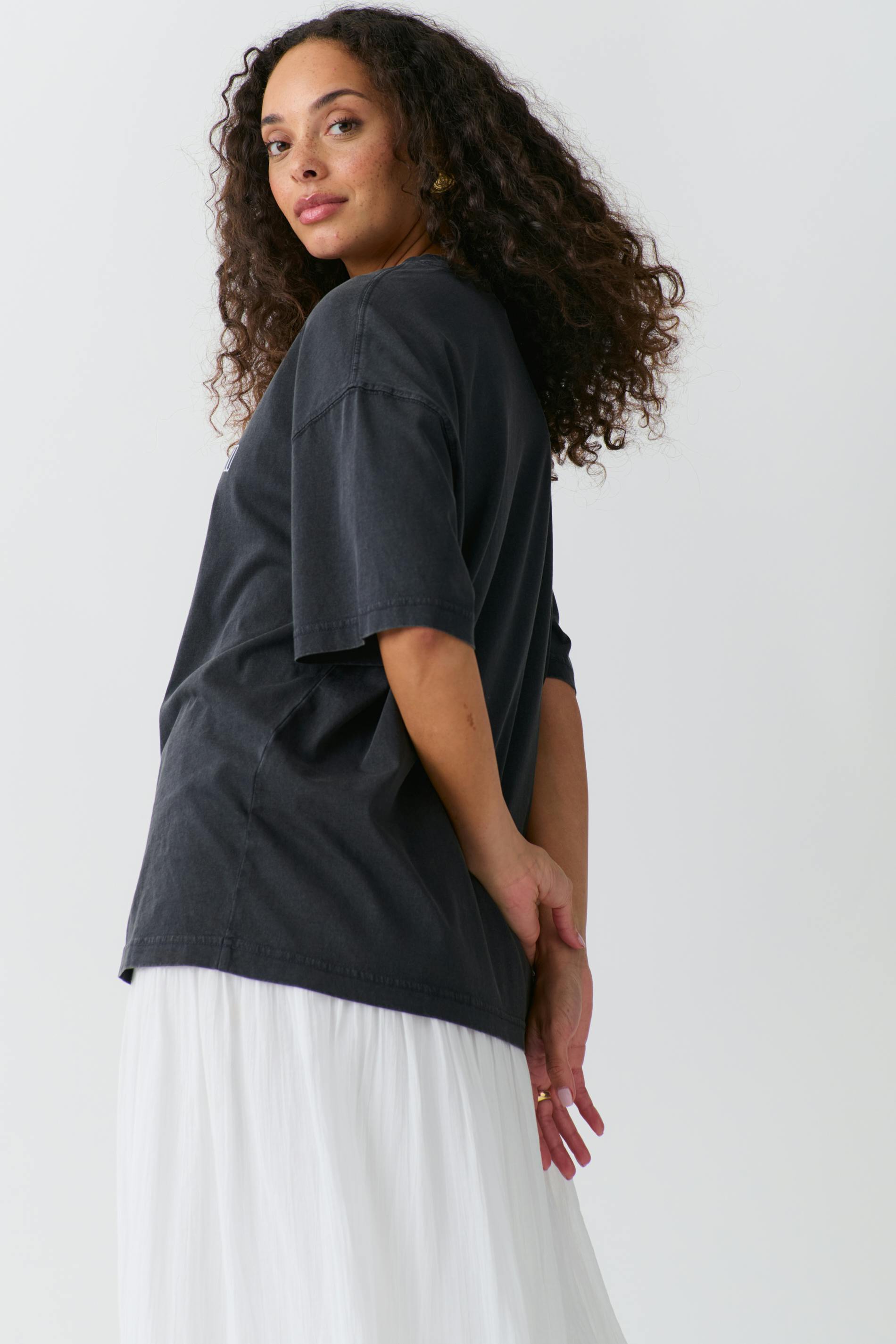 Oversized Printed Tee