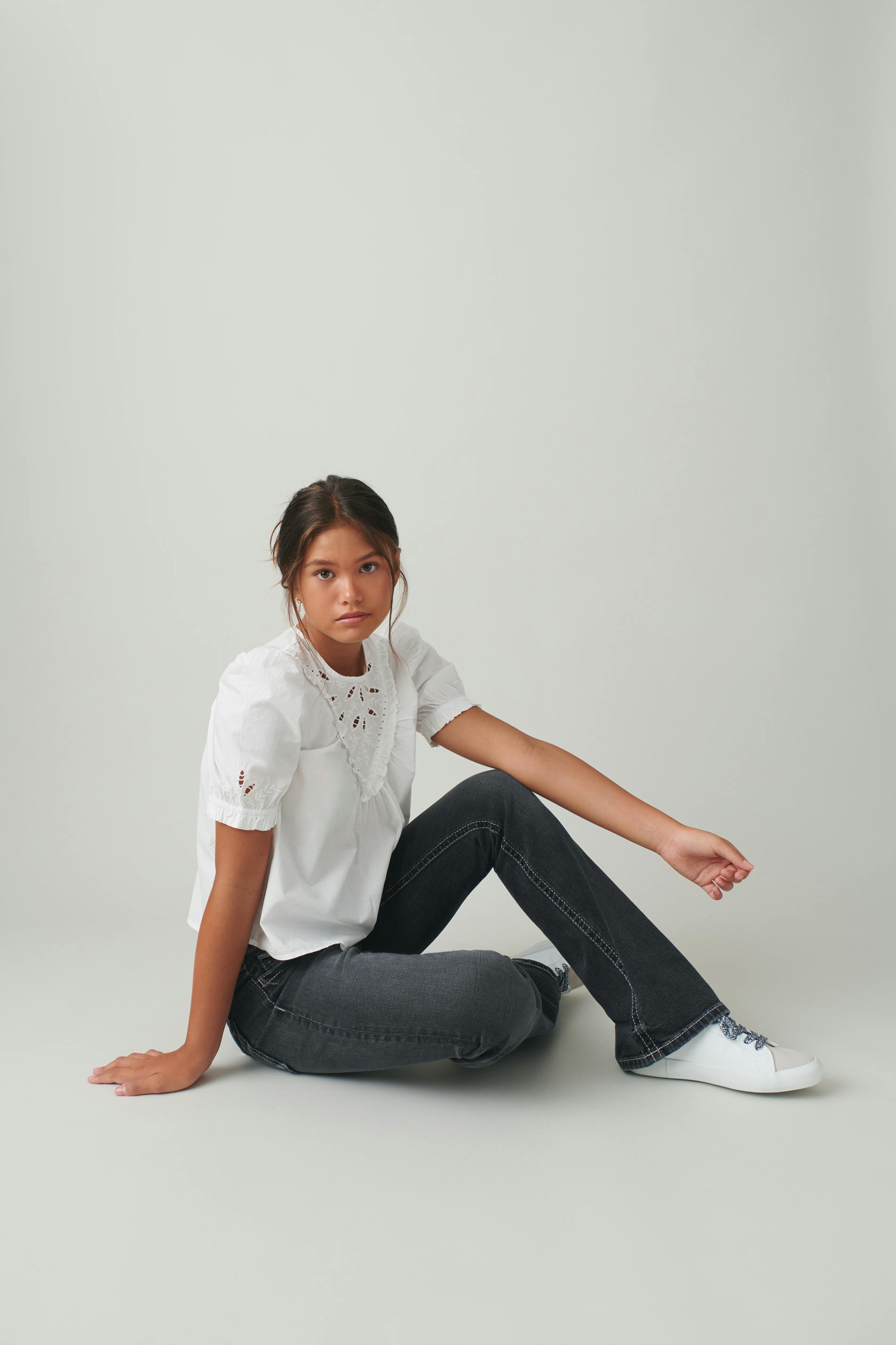 Chunky Low Flare Jeans